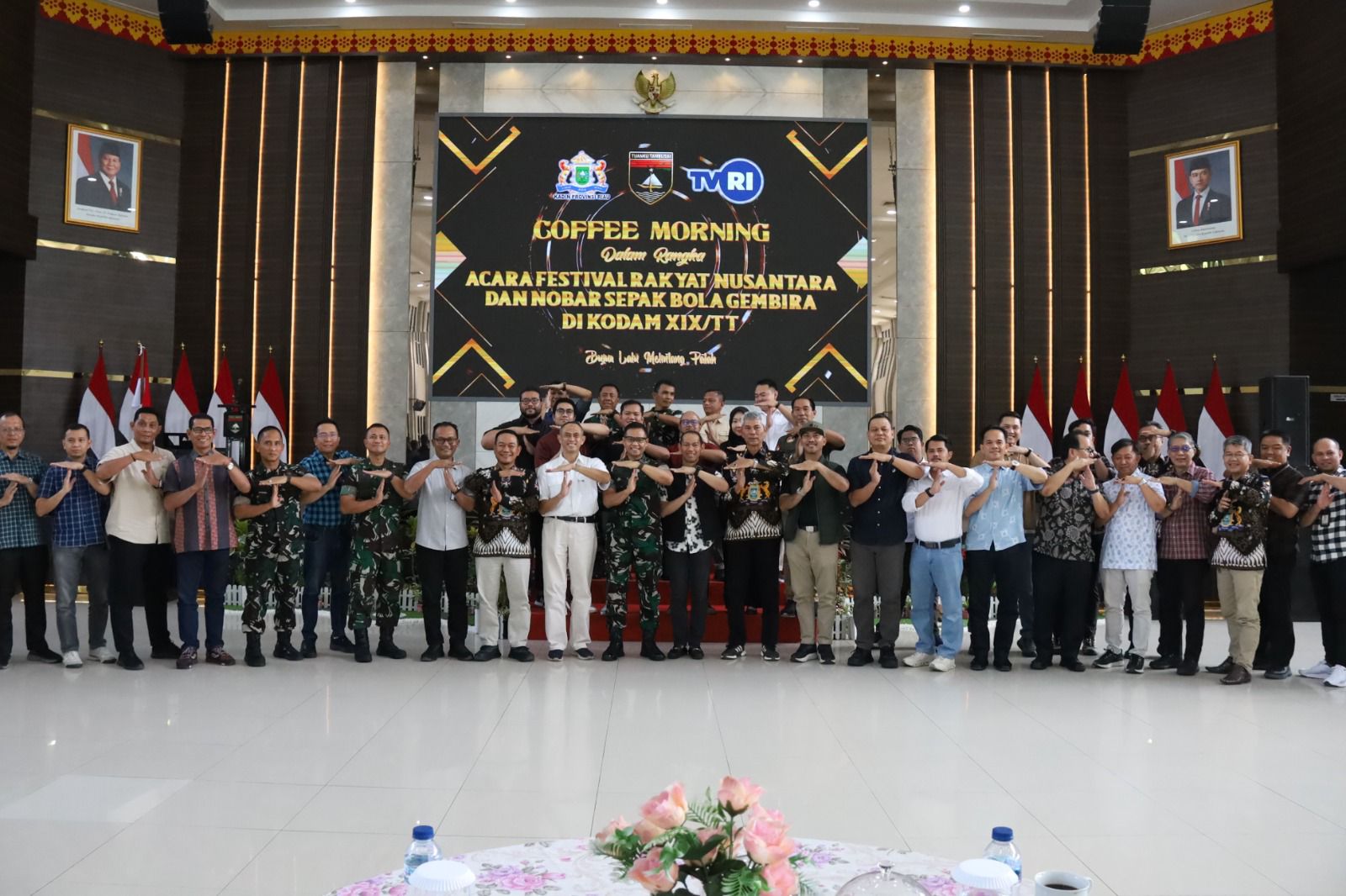 Kodam XIX dan KADIN Riau Ajak Dunia Usaha Berkolaborasi Gelar Festival Rakyat Nusantara.